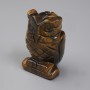 Souvenir Figurine Owl Tiger's Eye 52x33x25mm+