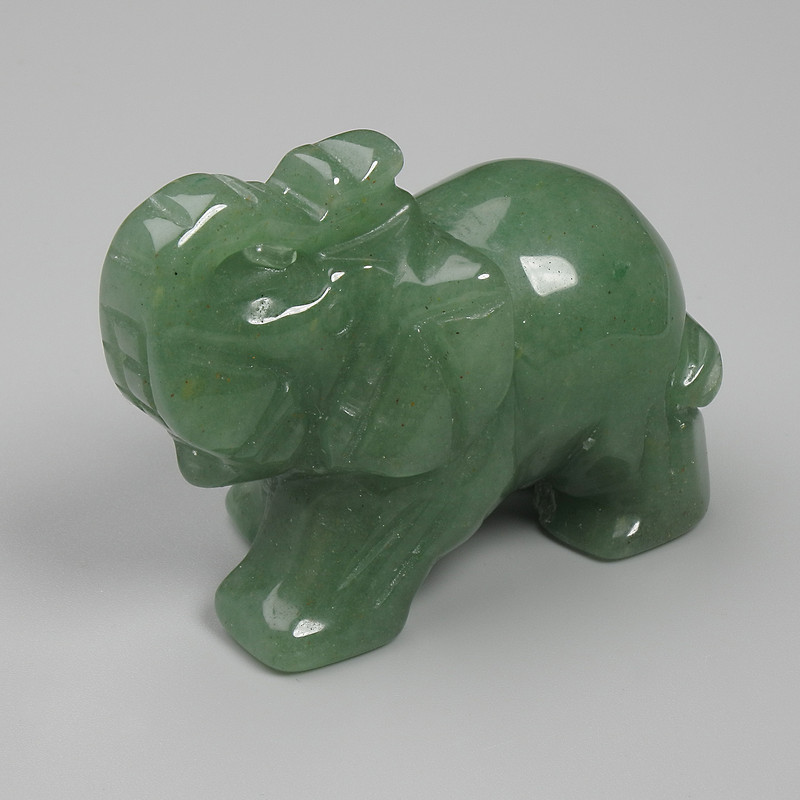 Souvenir Figurine Elephant Jade 55x35x26mm+