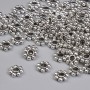 Bead Spacer, Silver Metal Colour, Diameter 6x1.5mm+/- Hole Diameter 1.5mm+/- Pack 20g ~115pcs+