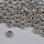 Bead Spacer, Silver Metal Colour, Diameter 5x3mm+/- Hole Diameter 1.5mm+/- Pack 20g ~63pcs+