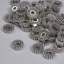 Bead Spacer, Silver Metal Colour, Diameter 7x2mm+/- Hole Diameter 2mm+/- Pack 20g ~58pcs+