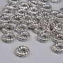 Bead Spacer, Silver Metal Colour, Diameter 8x2mm+/- Hole Diameter 3.2mm+/- Pack 20g ~39pcs+