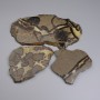Souvenir Plate of Natural Septarian Stone 113x90x10 (Assorted Size) (Price per 100g)