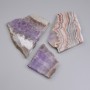 Souvenir Plate of Natural Amethyst with Agate Stone 56x41x10 (Assorted Size) (Price per 100g)