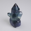 Natural Fluorite Stone, Diameter 40x27mm+- (price per piece)
