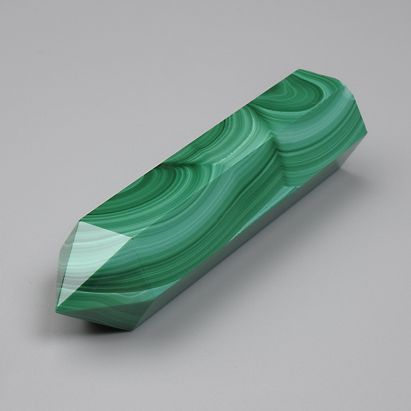Price per 100g! Natural Malachite Stone Pencil, Diameter 58x14mm