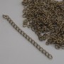 Extra Findings Extension Chain 5cm +/- Bronze Metal Colour, Pack (29g +/-)