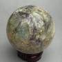 Fluorite Natural Stone Souvenir Sphere, Diameter 89mm+/-, Weight 1156g