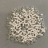 Crimp Fittings "Zahypi", diameter 2.5 mm, metal colour "Light Silver" 200g