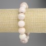 Agate Smooth Ball Bracelet, diameter 14mm+-, length 18cm+- stretch
