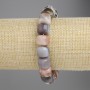 Agate Cylinder Bracelet, diameter 12x9mm+-, length 18cm+- stretch