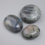 Natural Stone Labradorite Tumbled No Hole 40-50x22-35mm+- (per 100g+-)