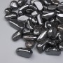 Natural Stone Hematite Tumbled No Hole 9-18x7-10mm+- (per 100g+-)