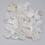 Natural Stone Rock Crystal Chips No Hole 12-20x12-14mm+- (per 100g+-)