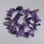 Amethyst Faceted Beads, diameter 16-22×7-10 mm ± on thread, length 40 cm+