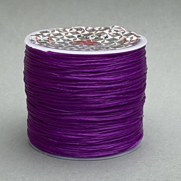 Craft Elastic Cord Bobbin, Colour Purple, Length 30m +