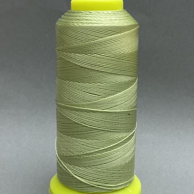 Thread Bobbin, Colour Light Green, Diameter 0.6mm, Nylon, for Crafts, 300m