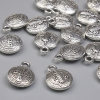St. Benedict Pendant Charm, Silver Metal Colour, Diameter 13x10mm+/-, Pack 20g (~16pcs)