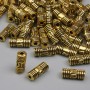 Jewellery Findings Rondelle Spacer Bead, Gold Metal Colour, Diameter 8x3.5mm+/- Hole 1.2mm+/- Pack 20g (~56 pcs)