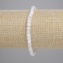 Adularia Bracelet Faceted Cube 4x4mm+-, Length 18cm+- Stretch