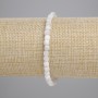 Adularia Bracelet Faceted Cube 4x4mm+-, Length 18cm+- Stretch