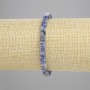 Sodalite Bracelet Cube 4.5x4.5mm+-, Length 18cm+- Stretch