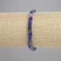 Sodalite Bracelet Cube 4.5x4.5mm+-, Length 18cm+- Stretch