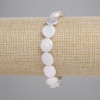 Baroque Pearl Bracelet, Petrol Tint, Diameter 10.5-11x11mm+-, Length 18cm+- (Stretch)