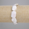 Baroque Pearl Bracelet, Petrol Tint, Diameter 18-21x13-14mm+-, Length 18cm+- (Stretch)
