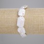 Baroque Pearl Bracelet, Petrol Tint, Diameter 18-21x13-14mm+-, Length 18cm+- (Stretch)