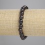 Bracelet Garnet Tumbled, diameter 7.5-9x8mm+-, length 18cm+- stretch