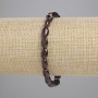 Bracelet Garnet Tumbled, diameter 9x6mm+-, length 18cm+- stretch