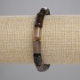 Agate Cylinder Bracelet, Diameter 11x8mm+-, Length 18cm+- Stretch