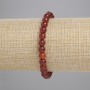 Carnelian Bracelet, smooth round beads, diameter 6mm+/-, length 18cm+/- stretch
