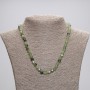 Jadeite Necklace, cube beads, diameter 5x5mm+/-, length 45cm+/- with clasp