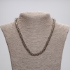 Smoky Quartz Necklace, Faceted Round Beads, Diameter 6mm+-, Length 45cm+- with Clasp