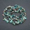 Natural Chrysocolla Chip Stone Strand, diameter 6x4mm, length 80cm +