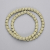 Volcanic Lava Beads, cylinder, diameter 6x6mm+/-, on a strand, length 38cm+