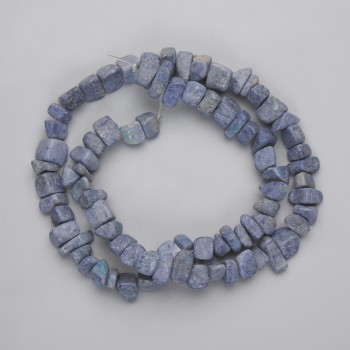 Beads Sponge Coral chip, diameter 7-10x3.5-6.5mm+-, length 40cm+- on fishing line