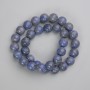 Sponge Coral Beads, smooth round, diameter 12mm+/-, length 40cm+/- on fishing line