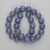 Sponge Coral Beads, smooth round, diameter 14mm+/-, length 42cm+/- on fishing line