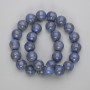 Sponge Coral Beads, smooth round, diameter 14mm+/-, length 42cm+/- on fishing line