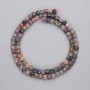 Ruby Sapphire Beads, Faceted Cube, Diameter 4x4mm+-, Length 39cm+- on a Strand