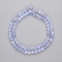Agate Beads, Faceted Cube, Diameter 5x5mm+-, Length 38cm+- on a Strand
