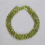 Chrysolite Beads, Faceted Polyhedron, Diameter 5.5x5mm+-, Length 37cm+- on a Strand