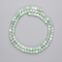 Emerald Beads, Faceted Cube, Diameter 4x4mm+-, Length 39cm+- on a Strand