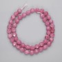 Tourmaline Multi-Faceted Beads, Diameter 7.5x6.5mm+-, Length 37cm+- on Thread