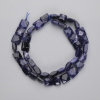 Sodalite Faceted Square Beads, Diameter 8.5-10x8.5-10mm+-, Length 40cm+- on Thread