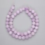 Kunzite Smooth Round Beads, diameter 8.5mm+/-, length 39cm+/- on a strand