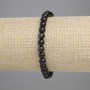 Golden Sheen Obsidian Bracelet, smooth round beads, diameter 6mm+-, length 18cm+- stretch